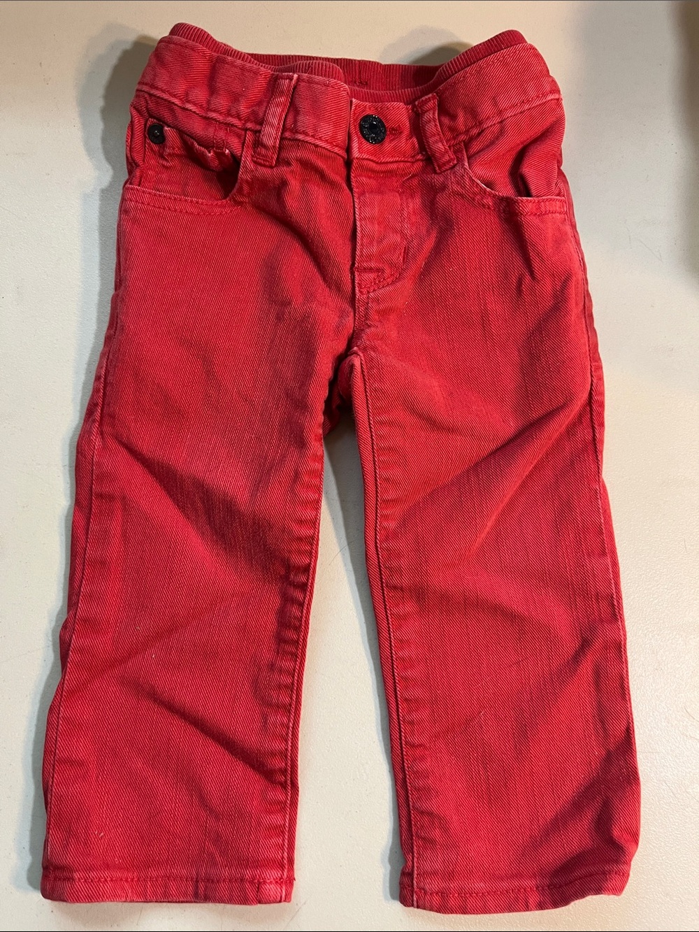 GAP Kids Bright Red Straight Jeans